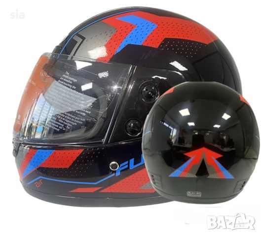 Каска за мотор, шлем, 4 размера, черен, снимка 1 - Аксесоари и консумативи - 46173797
