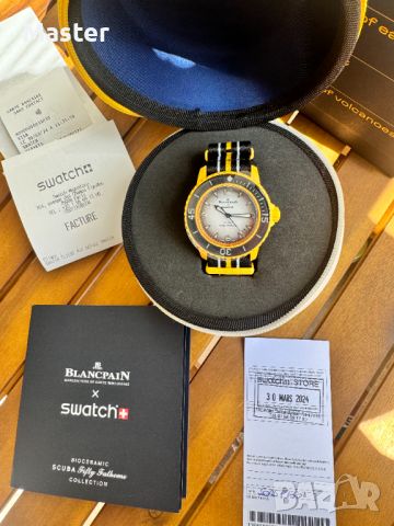 PACIFIC OCEAN Blancpain X Swatch SCUBA FIFTY FATHOMS, снимка 6 - Мъжки - 45203073