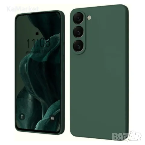 Силиконов кейс iPaky матиран, За Samsung Galaxy A16, Тъмнозелен, снимка 1 - Калъфи, кейсове - 48345809