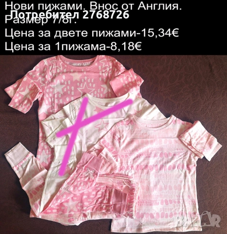 Нови  пижами за момИчета, внос от Англия, снимка 16 - Детски пижами - 43279709