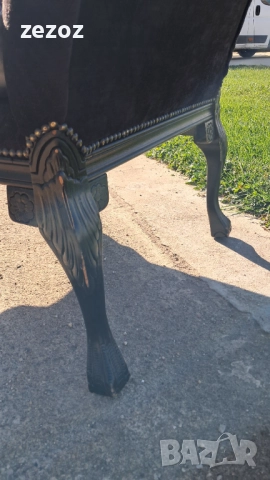 Винтидж голямо кресло, снимка 9 - Дивани и мека мебел - 52441378