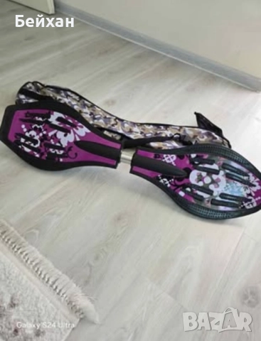 Скейтборд, Уейвборд, За трикове, С въртящи се колела на 360 градуса,, снимка 2 - Скейтборд, ховърборд, уейвборд - 51696107