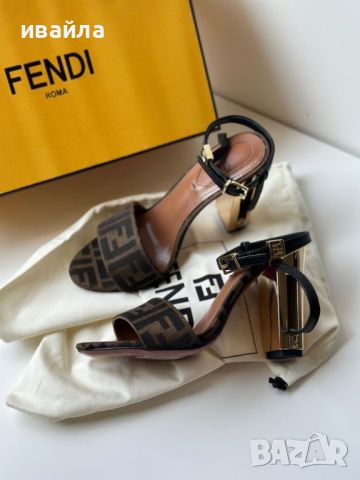 Обувки Фенди на ток нови сандали fendi, снимка 1 - Сандали - 45717032