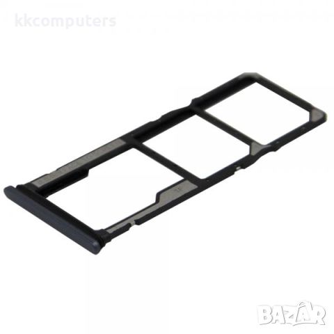 SIM / MicroSD държач /Черен/ за Xiaomi Redmi 9T Баркод : 350860, снимка 1 - Резервни части за телефони - 46387773