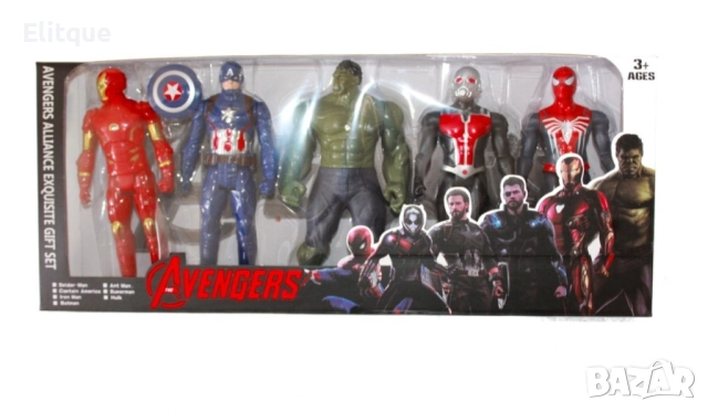 Комплект от пет супер героя от спасителния отряд на Отмъстителите