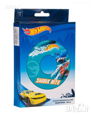 Детски пояс Bun Hot Wheels акула 51 см (3-6 години), снимка 2 - Надуваеми играчки - 46239007