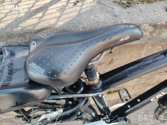 28 цола електрически алуминиев велосипед с 7 скорости усилени капли амортисьори предни като нов , снимка 8 - Велосипеди - 53864928