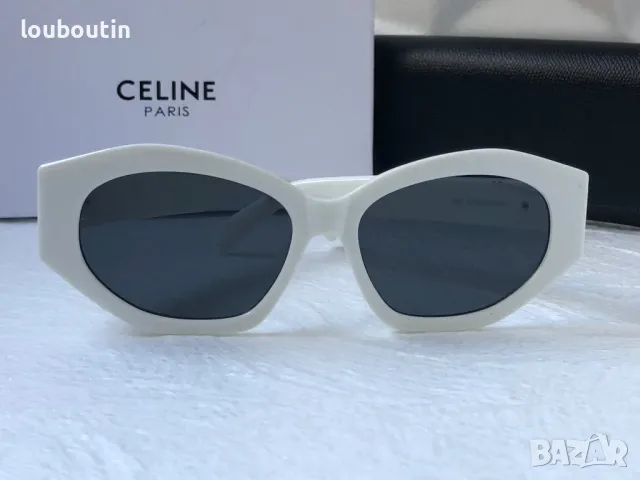 Celine 2024 дамски слънчеви очила 2 цвята бели черни, снимка 10 - Слънчеви и диоптрични очила - 47032062