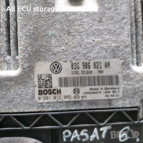Компютър двигател за Volkswagen Passat 6 , 1.9tdi , 070 906 016 B, снимка 2 - Части - 44978341