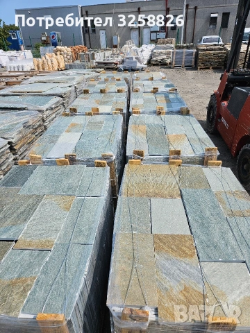 Естествен камък Облицовка, Настилка, Декоративен.Тикли,Плочи от Гнайс. , снимка 4 - Строителни материали - 35137393