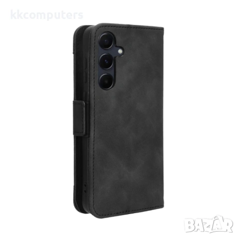 Samsung Galaxy A55 5G Magnetic Wallet Кожен Калъф и Протектор, снимка 6 - Калъфи, кейсове - 53021779