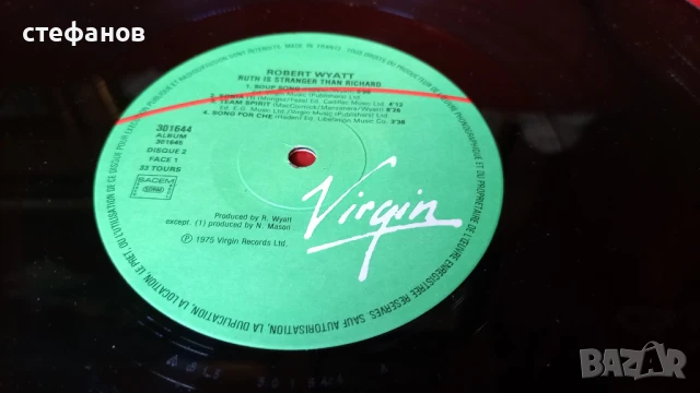 Двоен албум, грамофонни плочи на ROBERT WYATT „rock bottom”, Франция, снимка 11 - Грамофонни плочи - 50994809