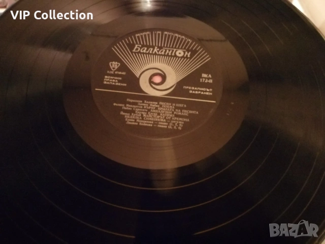 Комплект от две редки плочи на Недялка Симеонова, снимка 4 - Грамофонни плочи - 53691390