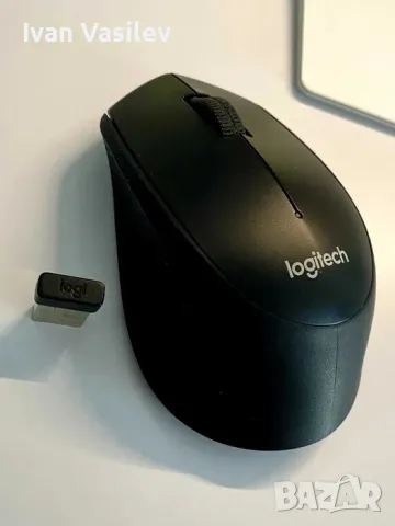 Оптична безшумна безжична мишка Logitech M330 Silent Plus 2,4 GHz / Нова в кутия!, снимка 4 - Клавиатури и мишки - 47466722