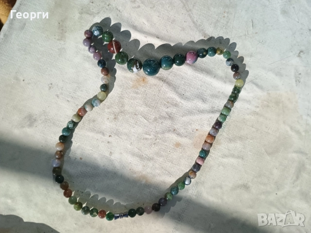 Гердан с натурални Ахати, снимка 9 - Колиета, медальони, синджири - 52375981