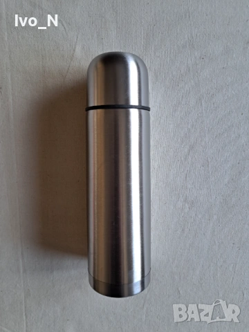 Метален термос 0,5 л с чаша., снимка 2 - Термоси - 53340503