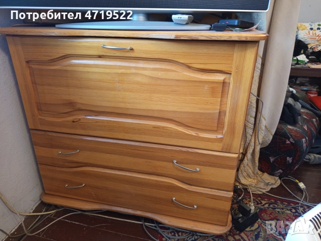 Продавам масивни мебели от бял бор, снимка 3 - Гардероби - 53227523