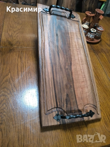 Орехови Дъски и Плата за Мезета, снимка 6 - Аксесоари за кухня - 49214477