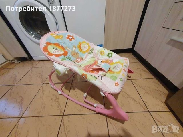 Бебешки шезлонг и люлеещо столче Fisher Price с вибрации, снимка 3 - Други - 45130827