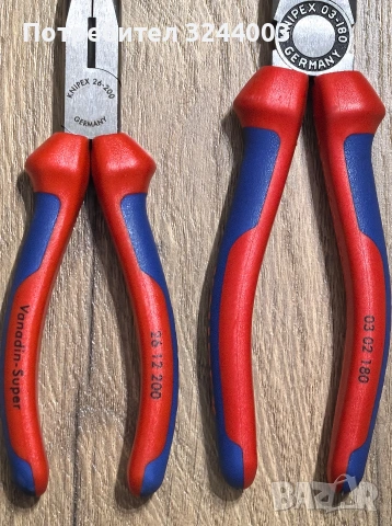 Клещи Knipex комплект, снимка 2 - Клещи - 54139924