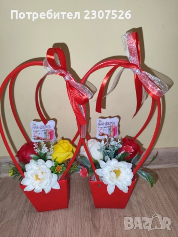 Букети, снимка 5 - Подаръци за жени - 51486934