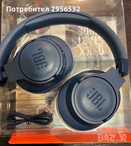 Безжични слушалки JBL Tune 760NC, Bluetooth, Син, снимка 2 - Bluetooth слушалки - 46366134