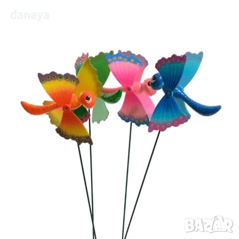 5980 Декоративна градинска въртележка Водно конче, 62 см, снимка 2 - Градински мебели, декорация  - 50837725