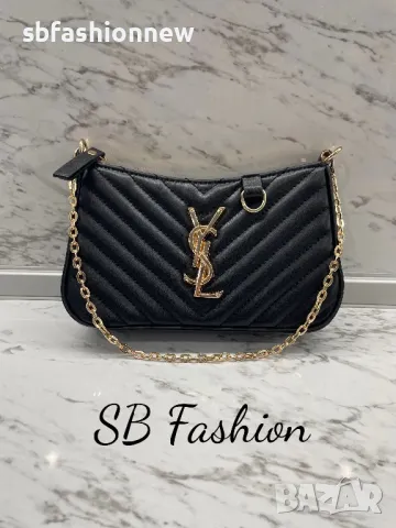 YSL дамска чанта с къса и дълга дръжка, снимка 2 - Чанти - 47035778