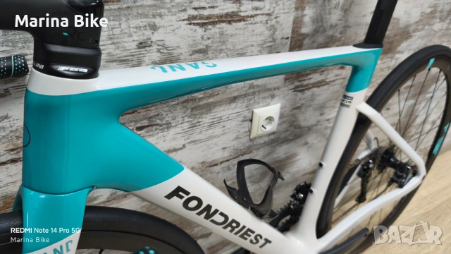 Карбонов шосеен велосипед Fondriest Gand Disc Ultegra Fulcrum Racing | 52, снимка 14 - Велосипеди - 53482446