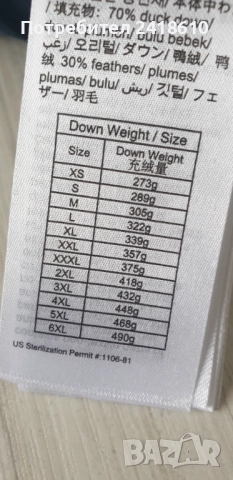 Tommy Hilfiger Mens Down Water Repellent Jacket Size 2XL НОВО! ОРИГИНАЛ! Мъжко Зимно пухено Яке!, снимка 8 - Якета - 52557013