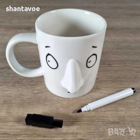 Керамична чаша с лице - изрази настроението си, снимка 6 - Чаши - 51105846