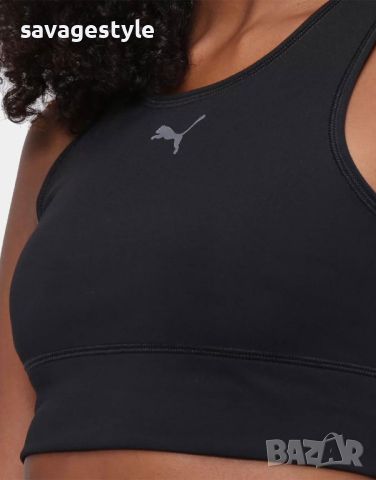 Дамско спортно бюстие PUMA Rtg dryCell Sport Bra Black, снимка 3 - Потници - 46158007