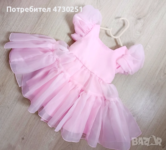 Нова бебешка рокля , снимка 2 - Бебешки рокли - 53644745