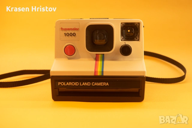 Polaroid Land Camera Supercolor 1000 (SX70 камера) (2), снимка 3 - Фотоапарати - 53326564