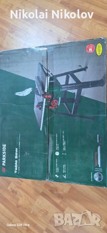 нов настолен цикуляр parkside, снимка 2 - Други инструменти - 53348354