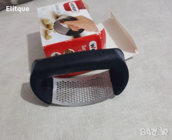 Ръчна преса за чесън от неръждаема стомана, снимка 4 - Други - 53393938