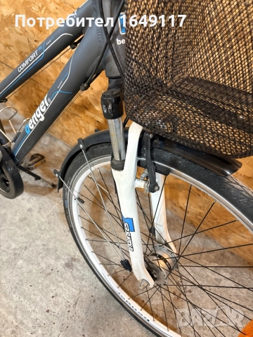 28цола Berger алуминиев дамски градски велосипед колело[21ck-Shimano], снимка 3 - Велосипеди - 52869176