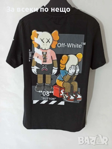 Off White Мъжка Тениска👕Мъжка Блуза С Къс Ръкав - Различни Цветове Код Urban31, снимка 3 - Тениски - 53667629