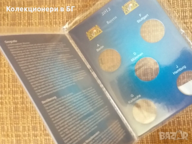 НОВ ХОЛДЕР ЗА СЕТ ПЕТ ЕВРО МОНЕТИ  ПО 2 ЕВРО - ГЕРМАНИЯ /виж описанието/, снимка 4 - Нумизматика и бонистика - 53563873