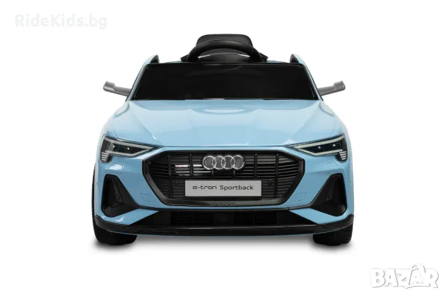 Луксозна детска акумулаторна кола AUDI ETRON SPORTBACK – Синя, с дистанционно и LED светлини, снимка 5 - Детски велосипеди, триколки и коли - 50049615