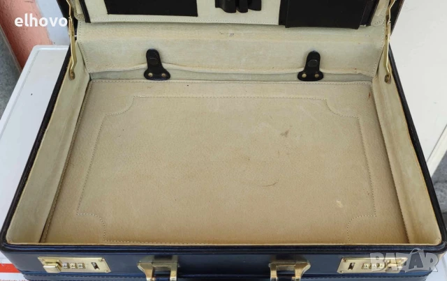 Кожено дипломатическо куфарче с шифър#1, снимка 8 - Куфари - 50546547