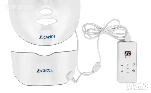 BOWKA LED Photon Therapy Mask Акумулаторна 7 в 1, снимка 5 - Маши за коса - 49106123