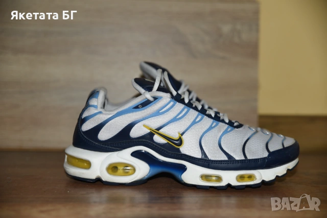 Nike Air Max Plus White Navy Gold, оригинални, номер 43