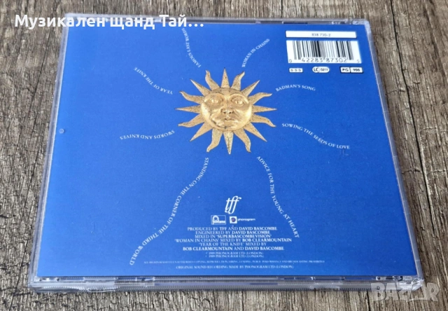 Компакт Дискове - Поп - Рок: Tears For Fears – The Seeds Of Love, снимка 2 - CD дискове - 54102886