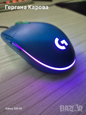 Гейминг мишка Logitech g102, снимка 3 - Клавиатури и мишки - 52643648
