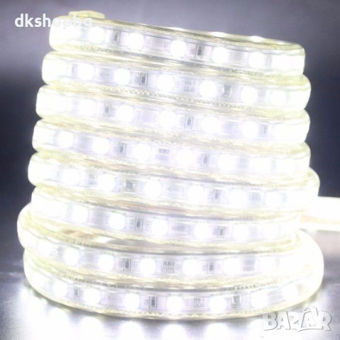 2791 Водоустойчива LED лента с 60 или 180 диода на метър , снимка 4 - Лед осветление - 45437181