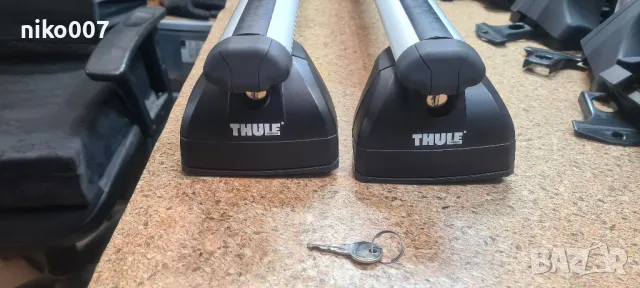 THULE VW Туарег-Порше Каен-греди-рейки-релси-багажник, снимка 2 - Аксесоари и консумативи - 48354530