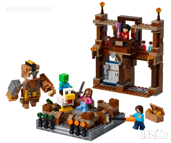 LEGO® Minecraft® 21272 - Боен ринг в Горското име, снимка 3 - Конструктори - 51769321