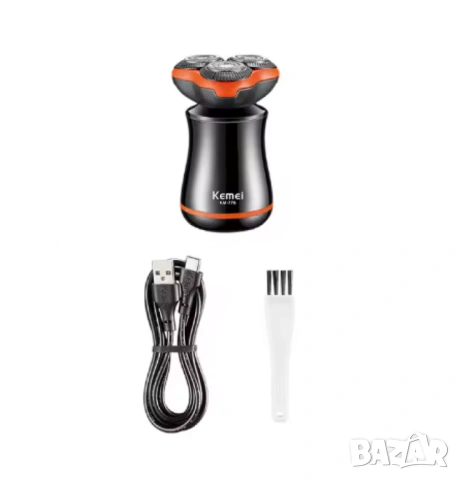 Акумулаторна електрическа самобръсначка, KM-776, Водоустойчива, снимка 6 - Електрически самобръсначки - 53045196