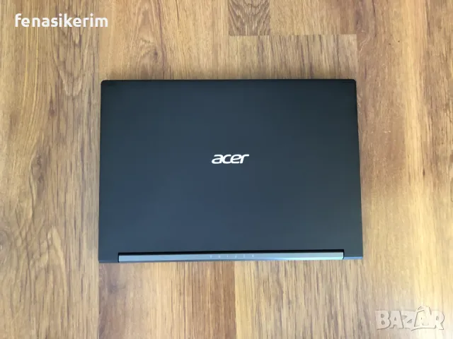 15.6' Full HD IPS Core i7-9750H Acer Aspire 7 16GB DDR4/256GB SSD/GTX 1650 4GB/Подсветка/Бат 4ч, снимка 3 - Лаптопи за игри - 48015020